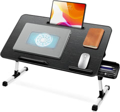 ICARE nastavljiva miza za prenosnik z ventilatorjem in stojalom za tablico