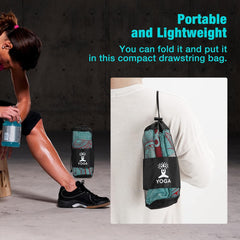 MOKO nedrseča in hitro sušeča brisača za jogo, pilates in vadbo