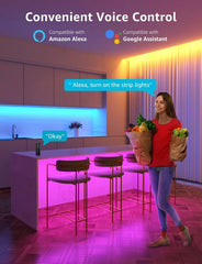 LEPRO Pametni RGB LED Trak Združljiv z Alexa in Google Home - 10 m
