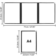 Elegantne A4 Mape za Restavracije, Bare in Kavarne (10kosov)