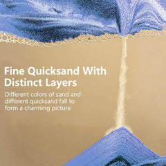 3D Premični Peščeni Art z LED Osvetlitvijo za Dom in Pisarno