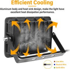 RGB LED reflektor 30 W z daljincem in 16 barvami