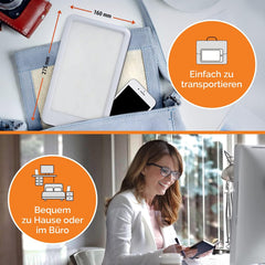 Svetilka za svetlobno terapijo proti zimski utrujenosti