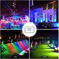 100W RGB LED reflektor z daljinskim upravljalnikom