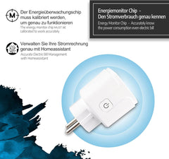 Pametna 16A Vtičnica z Merilnikom Porabe Električne Energije - Komplet 4 Kosov