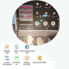 Zatemnilna LED žarnica E27 koruzne oblike, toplo bela svetloba - 4 kosi