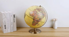 Antični Globus s Kovinskim Podstavkom