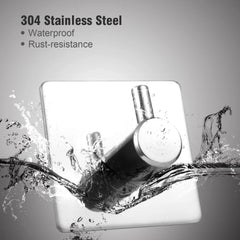 4-Delni Komplet Samolepilnih Kljuk za Brisače