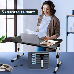 ICARE nastavljiva miza za prenosnik z ventilatorjem in stojalom za tablico