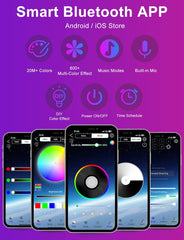 Pametna RGB stoječa svetilka z daljincem in aplikacijo