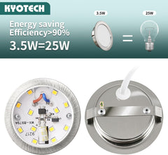 Vgradna LED svetilka, 3-stopenjsko zatemnljiva