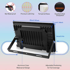 RGB LED Floodlight reflektor 60 W WiFi, 2 kosa