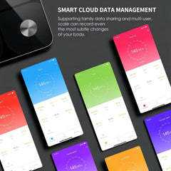 Bluetooth Digitalna Tehtnica z aplikacijo, 13 meritev, do 180kg, neomejeno število uporabnikov