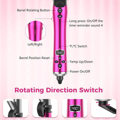 Samodejni kodralnik las 3-v-1 s keramično prevleko