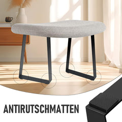 Komplet 2 kovinskih pohištvenih nog trapezne oblike