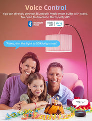 Pametna LED žarnica E27 12 W RGB z Bluetooth upravljanjem, 6 kosov