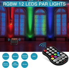 DELIBANG 24 W LED reflektor RGBW z daljinskim upravljalnikom in časovnikom