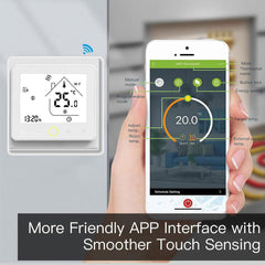 CASLANT Pametni WiFi termostat za ogrevanje ali klimatsko napravo z daljinskim upravljanjem in aplikacijo