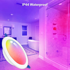 130mm Pametna LED vgradna svetilka RGB 7W 2kos