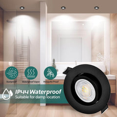 KYOTECH zatemnljiv in vrtljiv vgradni LED reflektor