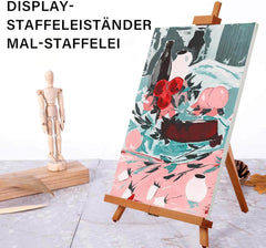 Namizno Slikarsko Stojalo iz Bukovega Lesa - 64cm