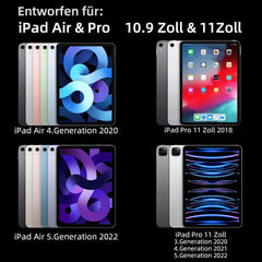 Paket 3 Zaščitnih Folij za iPad Air 5. generacije (2022) in iPad Air 4 (2020) 10,9″ ter iPad Pro 11 (2022/2021/2020/2018)