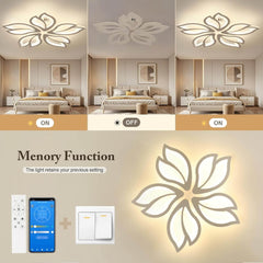 OTREN LED sodobna zatemnljiva stropna luč z daljinskim upravljalnikom in aplikacijo