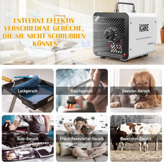 ICARE Industrijski ozonator - 30.000 mg/h, z 120-minutnim časovnikom, za prostore do 300 m