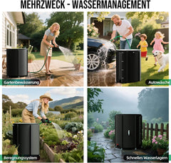 MATALDE zložljiva 200 L prenosna vodna cisterna za vrt