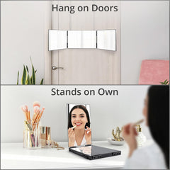 Nastavljivo zrcalo za striženje las s 360° pogledom