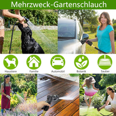 CHAOHUA raztegljiva vrtna cev z 8-funkcijsko pršilno šobo - 30m