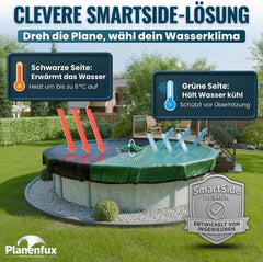 PLANENFUX okrogla bazenska prevleka za bazene premera 320–366 cm