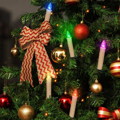 LED brezžične božične sveče z daljinskim upravljalnikom - 30 kosov