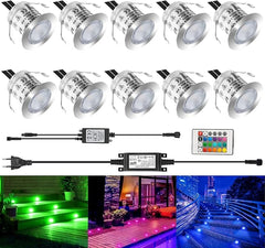 RGB LED vgradne talne svetilke 10x IP67