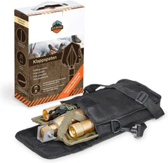 Večfunkcijska Lopata z Nastavljivim Rezilom za Delo na Vrtu ali Kampiranje