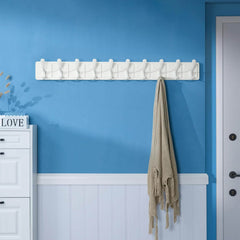 Leseni Obešalnik za Steno z 10 Kljukami