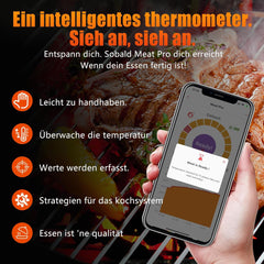 UNIKUCH Brezžični digitalni termometer za meso z aplikacijo