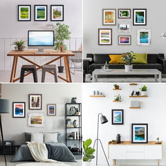 Lesen okvir za fotografije 10 x 15 cm z matiranim vložkom, 6 kosov