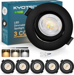 KYOTECH zatemnljiv in vrtljiv vgradni LED reflektor