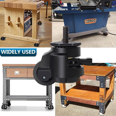 RRIUTO komplet 4 težko nosilnih vrtljivih koles z nastavljivo ragljo - do 1000 kg