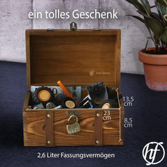 Lesena skrinjica "Anne Bonny" za shranjevanje in darila