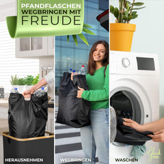 Koš za steklenice z odstranljivo torbo XXL