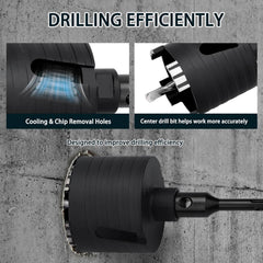 HSAWBIT suhi diamantni sveder Φ150 mm s SDS Plus nastavkom