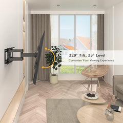 TV stenski nosilec za 32–80" televizorje, nosilnost do 60 kg