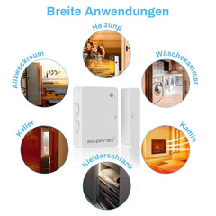 Okensko Kontaktno Stikalo in Radijska Vtičnica za Nadzor Izpuha