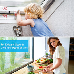 Brezžični senzor za vrata in okna z alarmom 120 dB - 4 kosi