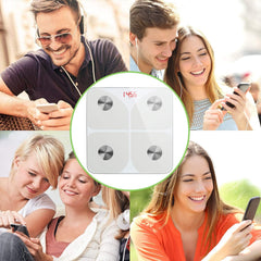 Foryond Digitalna Tehtnica za Telesno težo z Aplikacijo, Bluetooth, Kapaciteta 180 kg