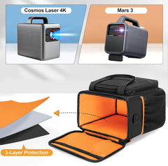 PGMOON Zaščitna prenosna torba za projetktor z dodatnimi žepi