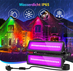 UV in RGB barvna svetilka, DJ reflektor za zabave