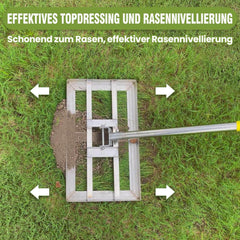 PLUTOHIKER izravnalnik trate z nastavljivim ročajem